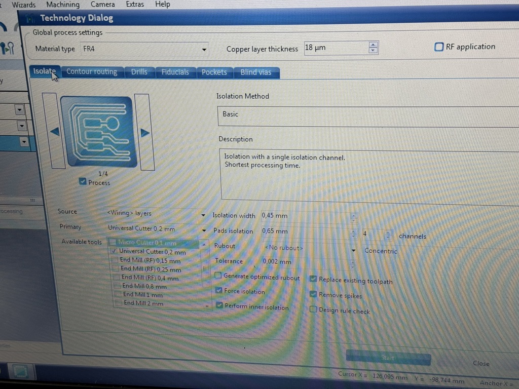 CNC Settings